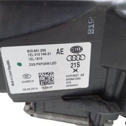 FAROL ESQUERDO AUDI A3 S3 2013 2014 A 2016 (ORIGINAL)