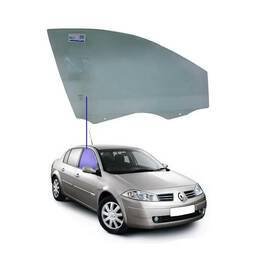 Vidro Porta Dianteira Direita Megane 2002 2003 a 2010