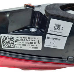 LANTERNA TRASEIRA ESQUERDA AUDI Q3 / RS Q3 2020/ (MALA)