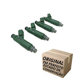  KIT 4X BICO INJETOR COROLLA 1.8 16V GAS 2003 A 2008