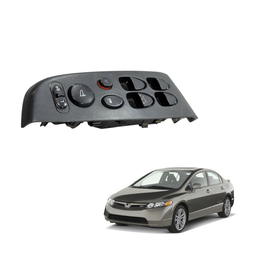 Comando Botão Vidro D.e Honda Civic 2007 2008 a 2011