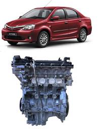Motor Parcial Etios 1.5 Flex 2017 a 2024