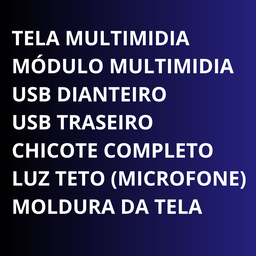 CENTRAL MULTIMÍDIA COMPLETO COM CODE ORGIN FIAT CRONOS ARGO 