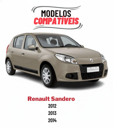 MOLDURA PARA CHOQUE DIANTEIRO SANDERO 2011 2012 A 2014
