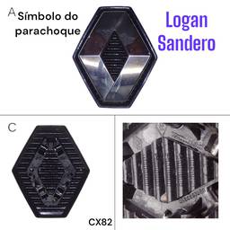 Emblema Grade Logan Sandero 08/13
