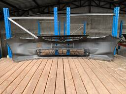 PARACHOQUE DIANTEIRO COMPLETO S/FURO FIT 2007 2008 CINZA REC