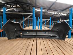 PARACHOQUE TRASEIRO C/ SENSOR FIT 2013 2014 PRATA DETALHE