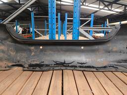 PARACHOQUE TRASEIRO C/ SENSOR FIT 2007 2008 CINZA RECUPERADO