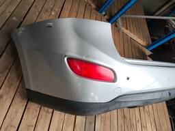 PARACHOQUE TRASEIRO C/ SENSOR SANTA FE 2011 A 2013 PRATA REC