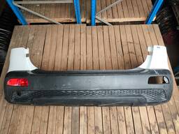 PARACHOQUE TRAS C/ SENSOR SORENTO 2010 A 2013 BRANCO DETALHE