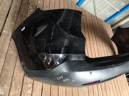 PARACHOQUE TRASEIRO C/ SENSOR CRV 2012 A 2014 PRETO DETALHE