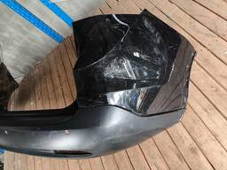 PARACHOQUE TRASEIRO C/ SENSOR CRV 2012 A 2014 PRETO DETALHE