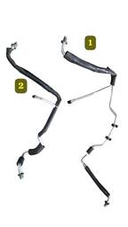 Mangueira Ar Condicionado Fiesta 1.6 4cc 2008 2009 2010 2011