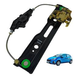 Máquina de Vidro Porta Traseira Dir New Fiesta 13 a 19 Elé