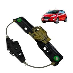 Máquina de Vidro Porta Traseira Esque New Fiesta 13 a 19 Elé