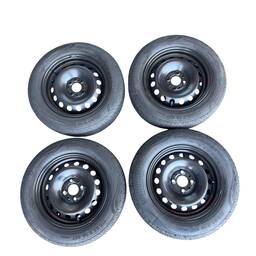 Jogo Rodas Ferro 14 Pneus Continental 175/65 Original Fiat