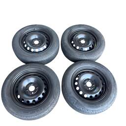 JOGO RODAS FERRO 14 PNEUS CONTINENTAL 175/65 ORIGINAL FIAT