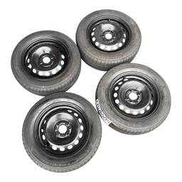 JOGO RODA FERRO 14 PNEU KELLY 175 65 ORIGINAL FIAT