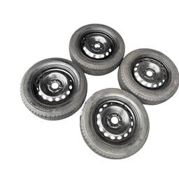 JOGO RODA FERRO 14 PNEU KELLY 175 65 ORIGINAL FIAT