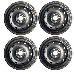 Jogo Rodas Ferro Aro 15 4 Furos Original Fiat