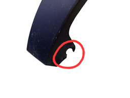 MOLDURA PARALAMA TRASEIRO ESQUERDO CAPTUR 2017 2018 A 2024