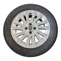 JOGO RODAS 16 PNEUS GOODYEAR 205/55 ORIGINAL FIAT