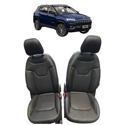 Par Bancos Dianteiros Original Jeep Compass 2026 com 450km