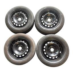 Jogo Rodas 14 Pneus Goodyear 175/65 Original Fiat