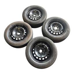 JOGO RODAS 14 PNEUS GOODYEAR 175/65 ORIGINAL FIAT