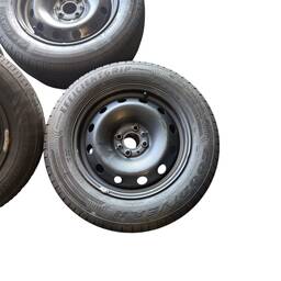 JOGO RODAS 15 COM PNEUS 195/65 ORIGINAL FIAT