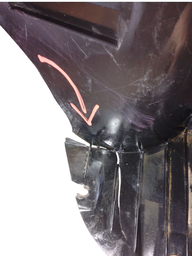 PARABARRO DIANTEIRO DIREITO ONIX PRISMA 2013 A 2016 DETALHES