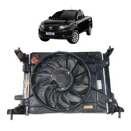 Kit Radiador Preto Original Fiat Nova Strada 2021 a 2023