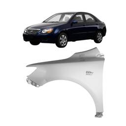 Paralama Esquerdo Corolla 2009 2010 a 2014 S/ Furo Prata