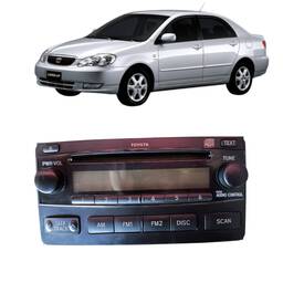Radio Som Corolla 2003 2004 2005 2006 2007 2008