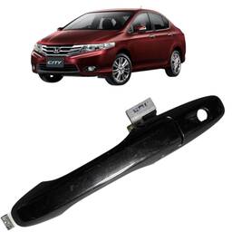 Macaneta Externa Motorista City 2009 a 2014 S/ Miolo Preto