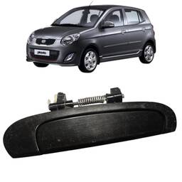 MACANETA EXTERNA TRASEIRA DIREITA PICANTO 2006 A 2011 PRETO
