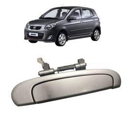 Macaneta Externa Dianteira Direita Picanto 2006 a 2011 Prata