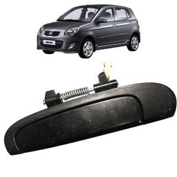 Macaneta Externa Traseira Esquerda Picanto 2006 a 2011 Preto