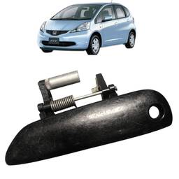 MACANETA EXTERNA MOTORISTA FIT 2009 A 2014 PRETO S/ MIOLO