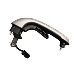 MACANETA EXTERNA TAMPA + SENSOR SANTA FE 2006 A 2013 PRATA