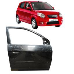 Porta Dianteira Direita Picanto 2006 2007 a 2010 2011 Preto