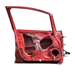 PORTA DIANTEIRA ESQUERDA FIT 2015 2016 A 2020 2021 VERMELHO