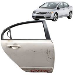 Porta Traseira Direita Civic 2007 a 2011 Branco C/ Detalhe