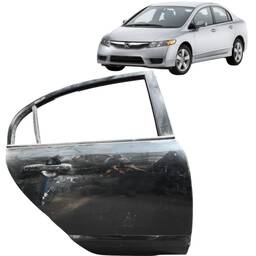 PORTA TRASEIRA DIREITA CIVIC 2007 2008 2010 2011 PRETO