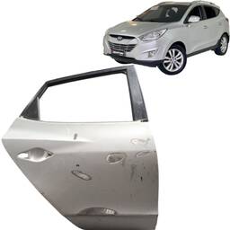 PORTA TRASEIRA DIREITA IX35 2010 A 2022 PRATA RECUPERADO