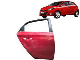 Porta Traseira Direita HB20 Hatch 2012 2013 a 2019 Vermelho