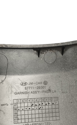 MOLDURA PARALAMA TUCSON 2008 A 2015 C/ DETALHE