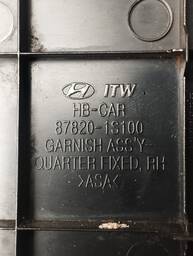 MOLDURA ACABAMENTO LATERAL TRAS. DIREITO HB20S 2013 A 2019