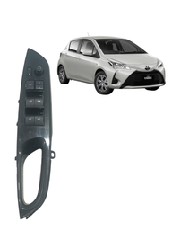 acabamento com botao lado esquerdo toyota yaris