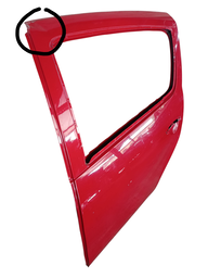 PORTA TRASEIRA ESQUERDA SANDERO 2008 A 2014 (C/ FURO FRISO)